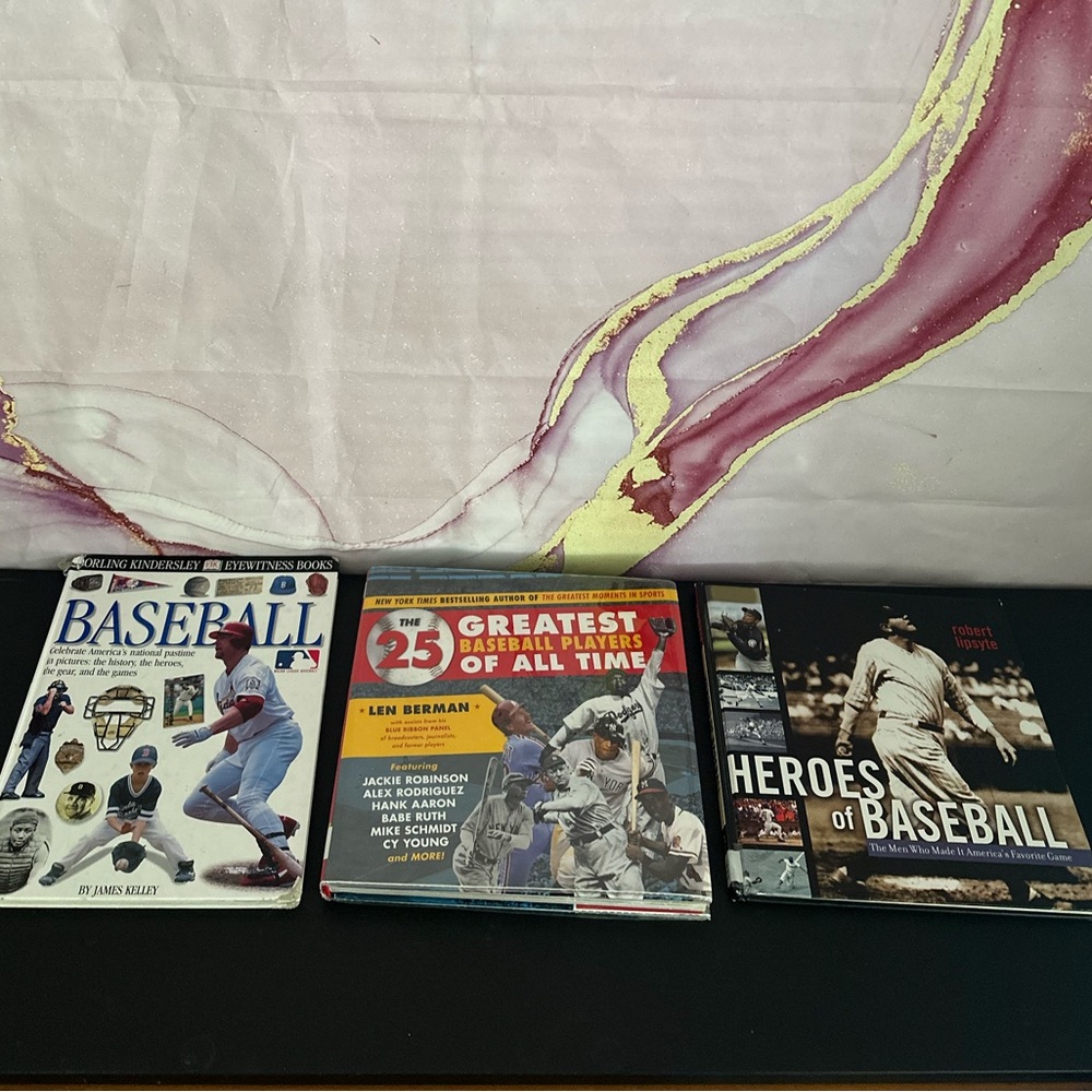 HEROES/GREATEST OF ALL TIME BASEBALL BOOKS BUNDLE